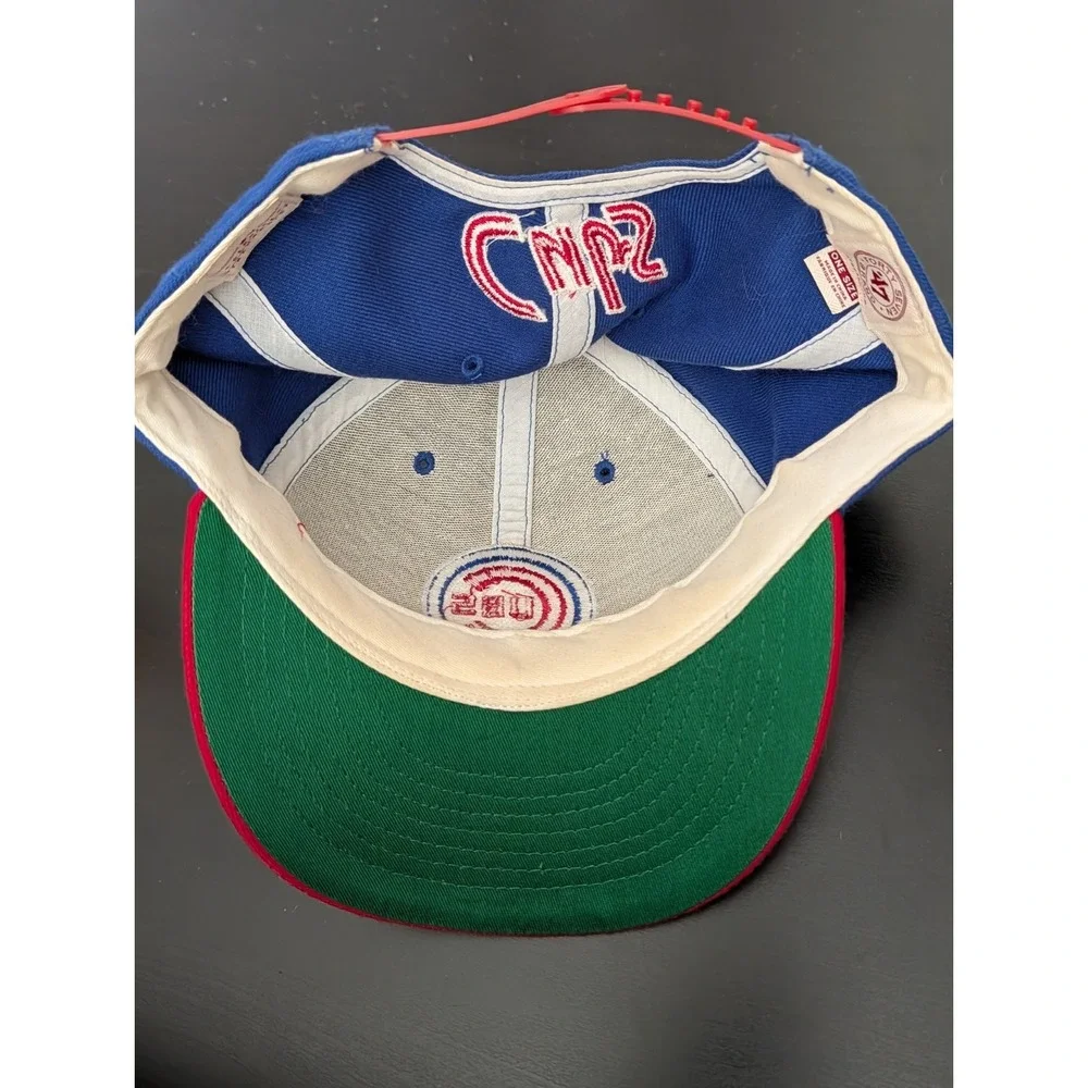 Chicago Cubs MLB‎ Snapback Hat OSFM Blue Red '47 Brand